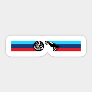 Rocket League 70's Stripes Sticker